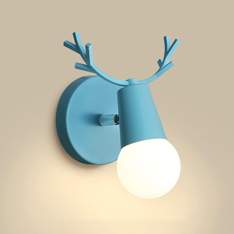 Modern Style Geometric Wall Mounted Lamps Metal 1 Light Wall Light Sconces