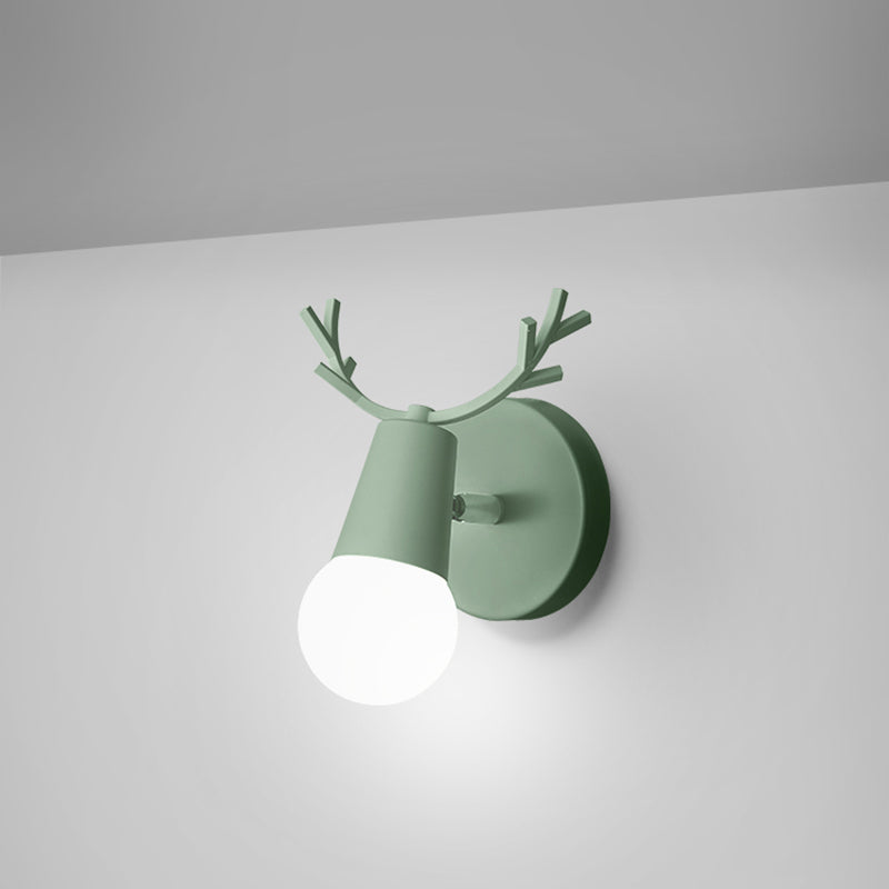 Modern Style Geometric Wall Mounted Lamps Metal 1 Light Wall Light Sconces