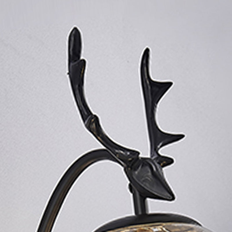 1 Light Spherical Wall Sconce Modern Style Glass Wall Lighting for Dining Room