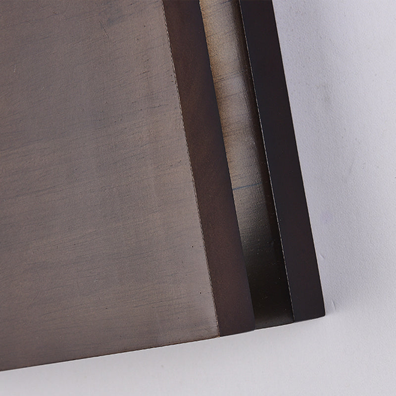 Geometría de 2 luces Diclas de pared de madera de estilo moderno para dormitorio