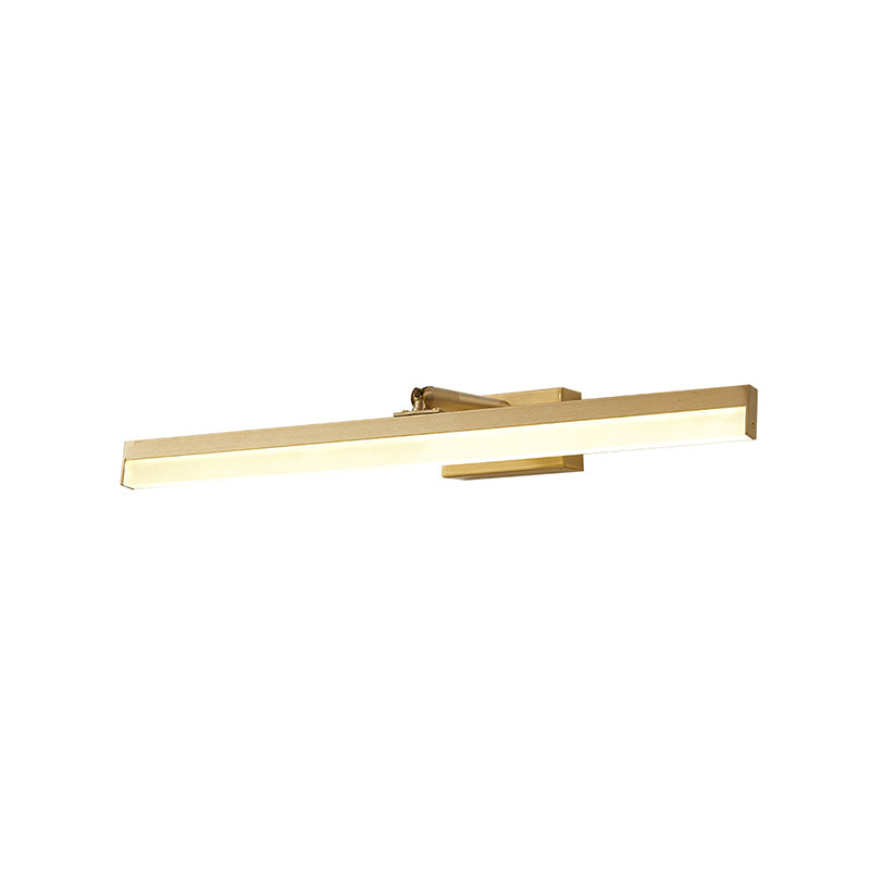 Geometric Vanity Lighting Modern Style Metal Multi Lights Vanity Wall Sconce in Gold