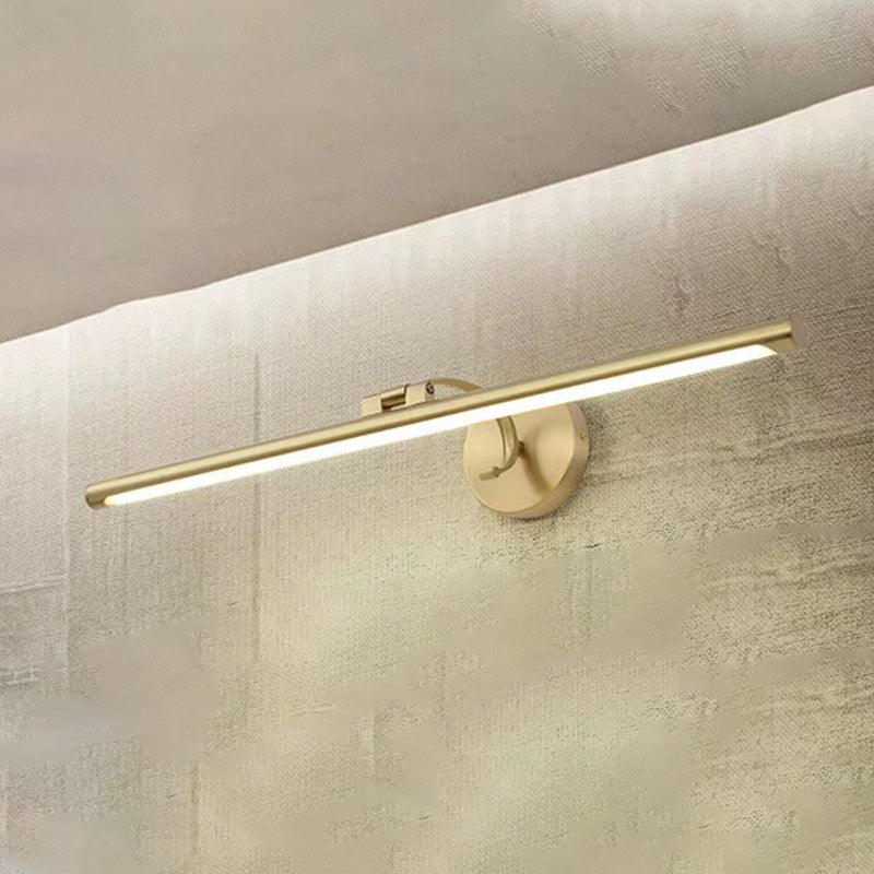 Geometric Vanity Lighting Modern Style Metal Multi Lights Vanity Wall Sconce in Gold