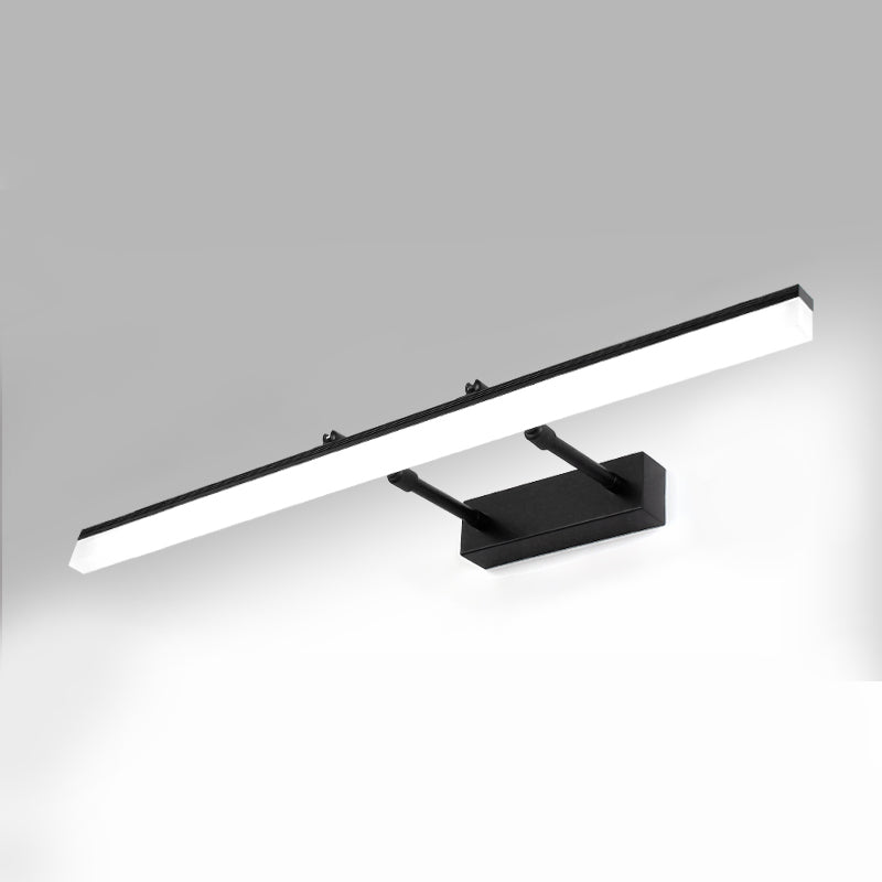Striscia illuminazione da parete in stile moderno 1 luce di scarpa leggera per doccia