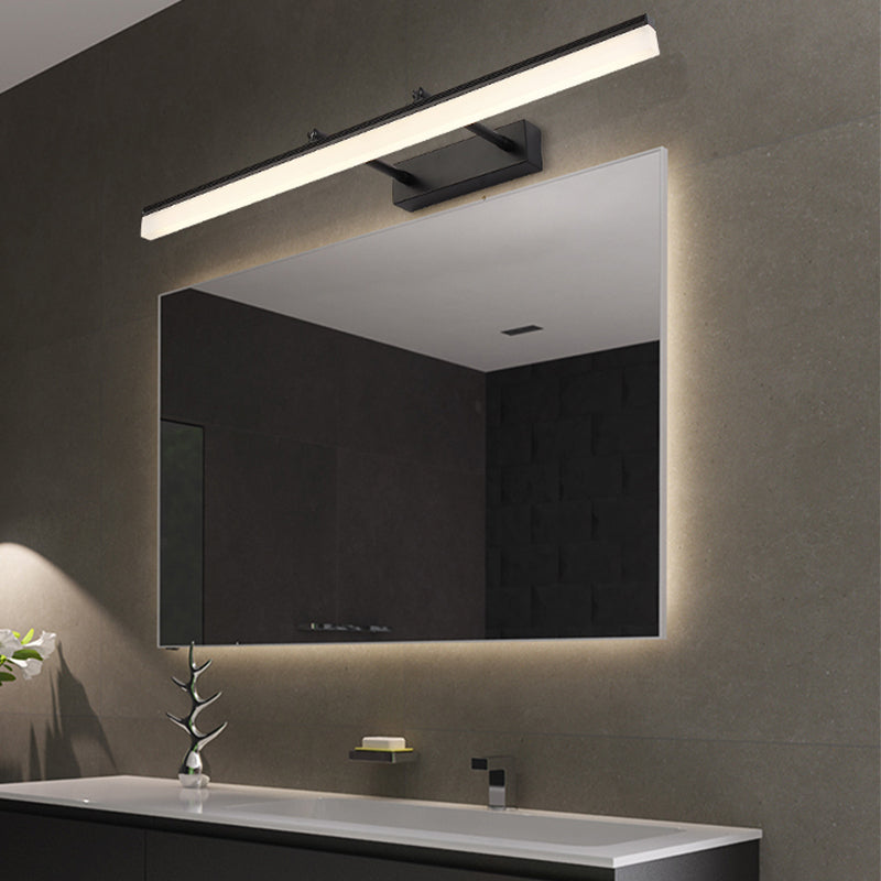 Striscia illuminazione da parete in stile moderno 1 luce di scarpa leggera per doccia