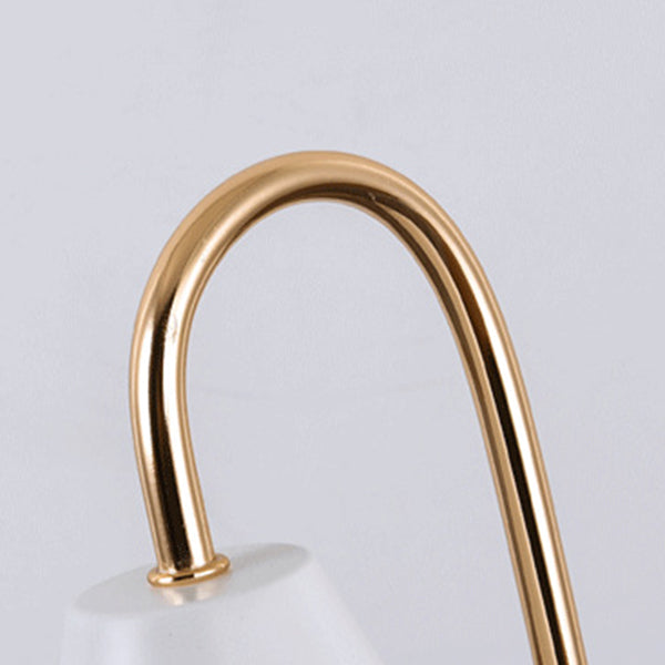 Postmodern Style Cone Shape Table Light Metal 1 Light Nightstand Lamps for Bedside