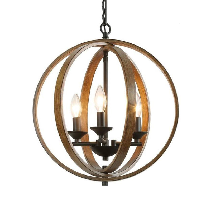 Globe Metal Pendant Lighting Industrial Dining Room Chandelier Hanging LightSture