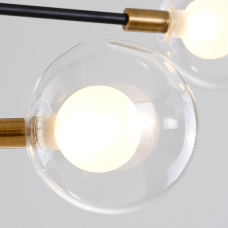 Multi -Leuchtkugelzweig Hängende Lichter moderne Glashängung Licht für das Studium