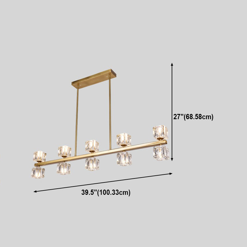 Lampade del lampadario multi -testa nordico per il ristorante