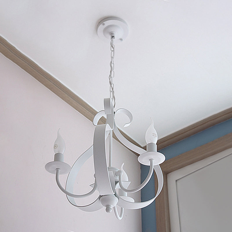 Traditional Unique Chandelier Lights Metal 3 Light Hanging Pendant Lights