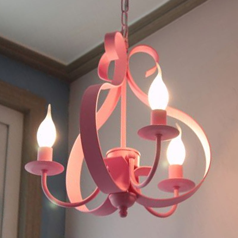 Traditional Unique Chandelier Lights Metal 3 Light Hanging Pendant Lights