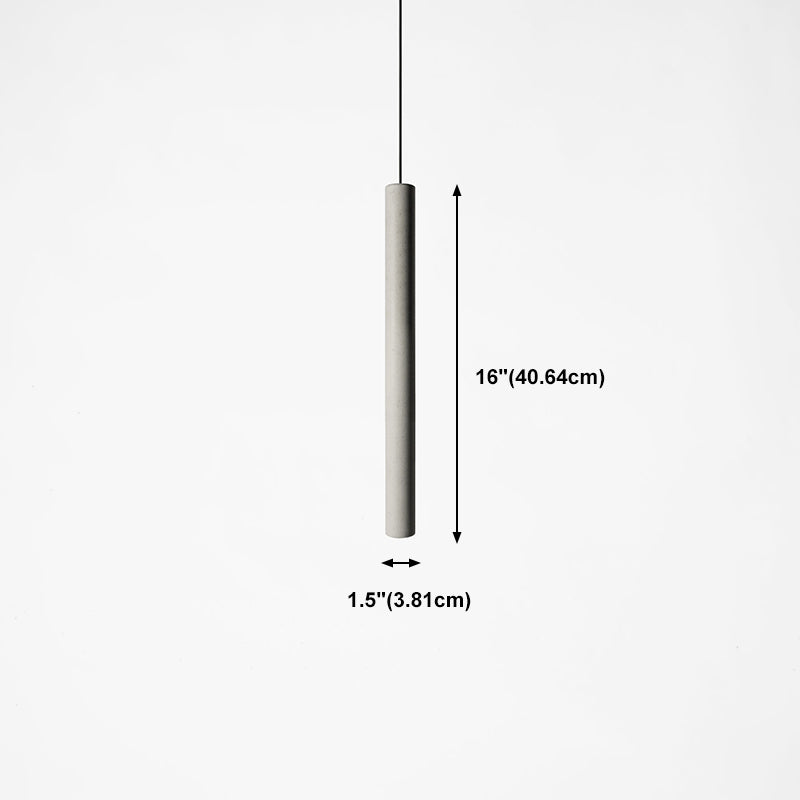 Modern Hanging Light Cement Shade Pendent Lighting Fixture for Sitting Room