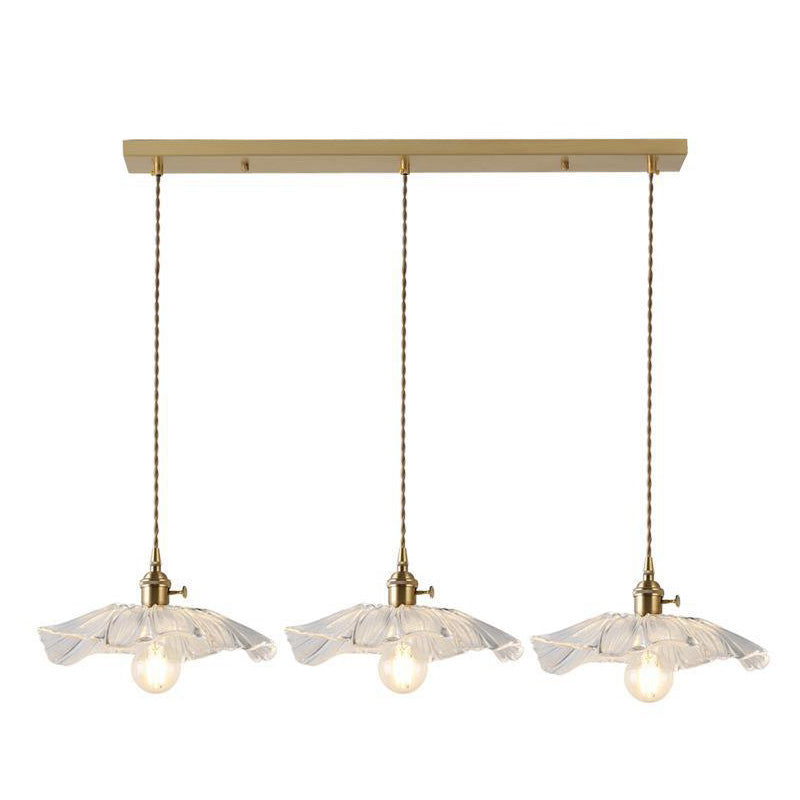 Pot Cover Shade Sanging Lighting Industrial Style Glass Multi Light Pendant Lampe