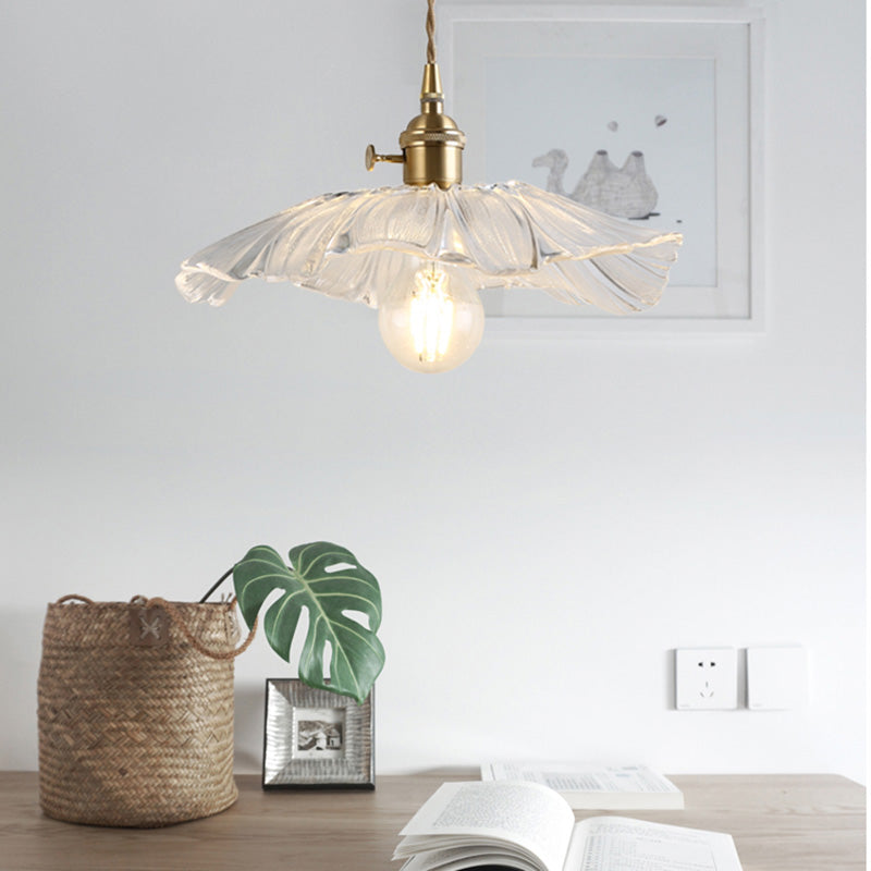 Pot Cover Shade Hanging Lighting Industrial Style Glass Multi Light Pendant Lamp