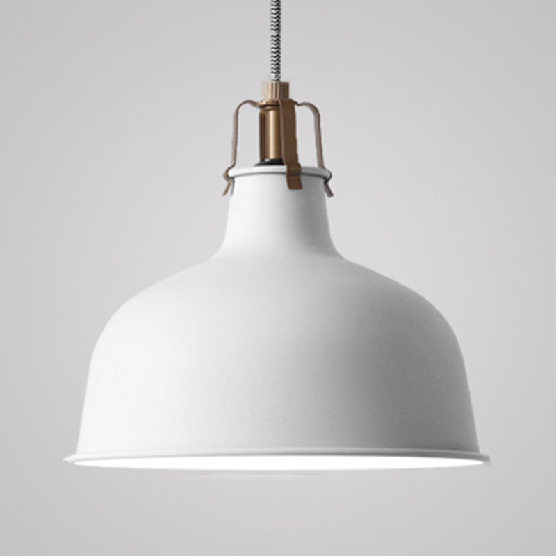 Round Shape Metal Hanging Light Nordic Macarons 1-Light Hanging Light Fixtures