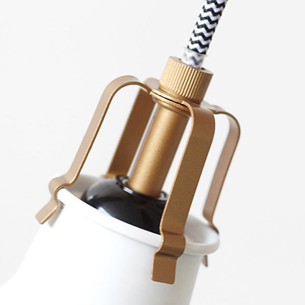 Round Shape Metal Hanging Light Nordic Macarons 1-Light Hanging Light Fixtures