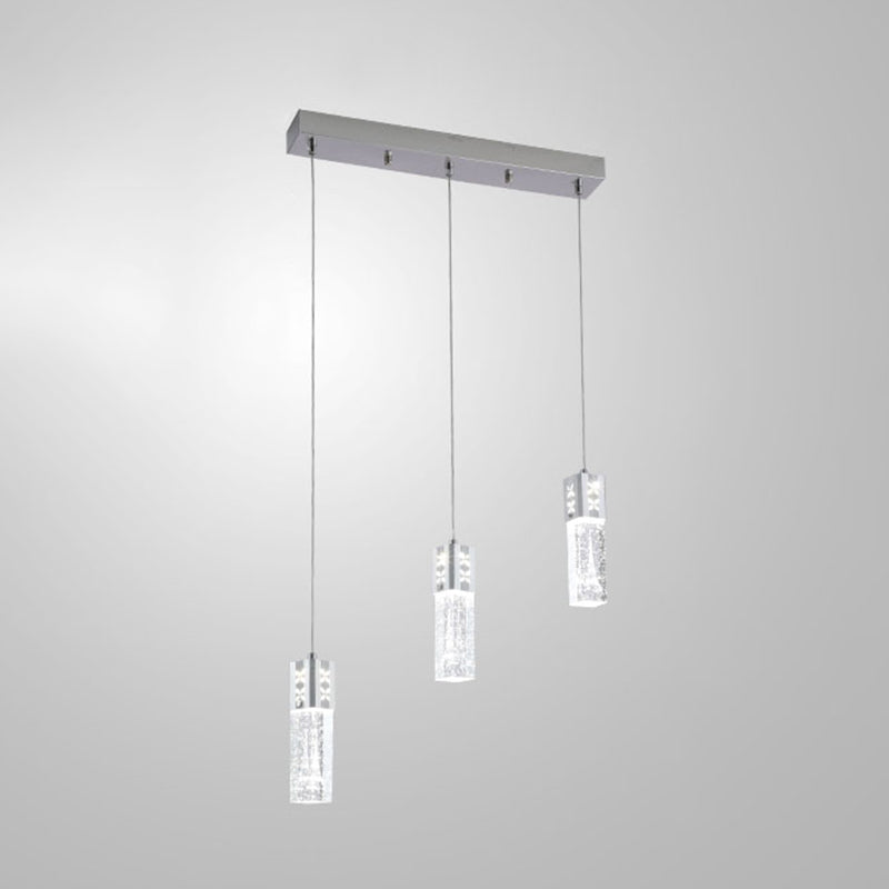 Geometric Hanging Lights Modern Style Crystal Multi Lights Pendant Light Kit