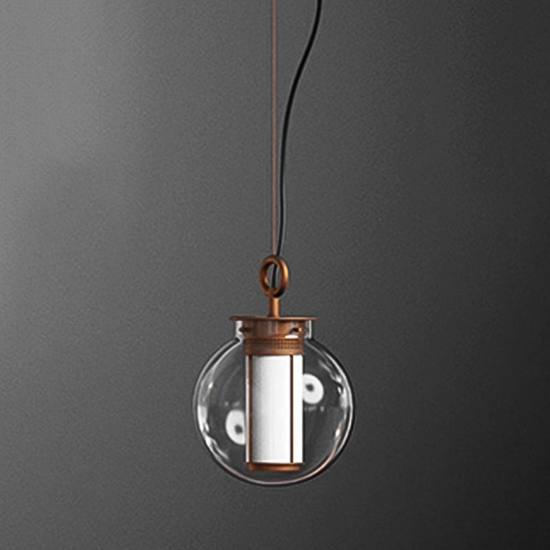 Geometric Hanging Lights Industrial Style Glass 1 Light Pendant Light Kit