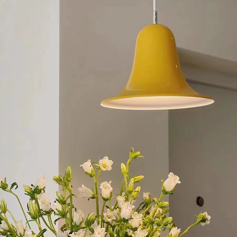 Metal Hat Shape Hanging Pendant Light Minimalist Suspension Pendant Light
