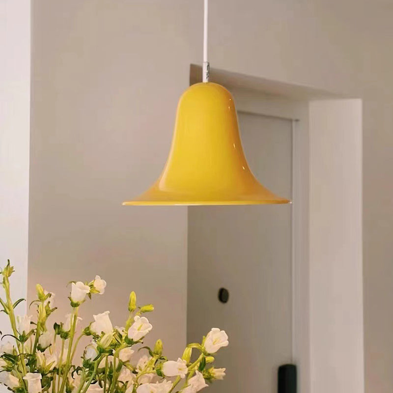 Metal Hat Shape Hanging Pendant Light Minimalist Suspension Pendant Light