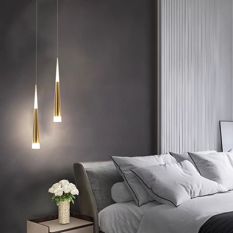 Geometric Shape Metal Hanging Light Modern Style 1 Light Hanging Light Fixtures