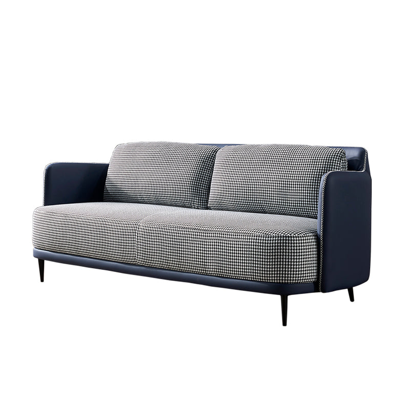 Moderne Baumwoll -Quadrat -Armsofa 29,9 "W mit Oberkissen für Wohnzimmer