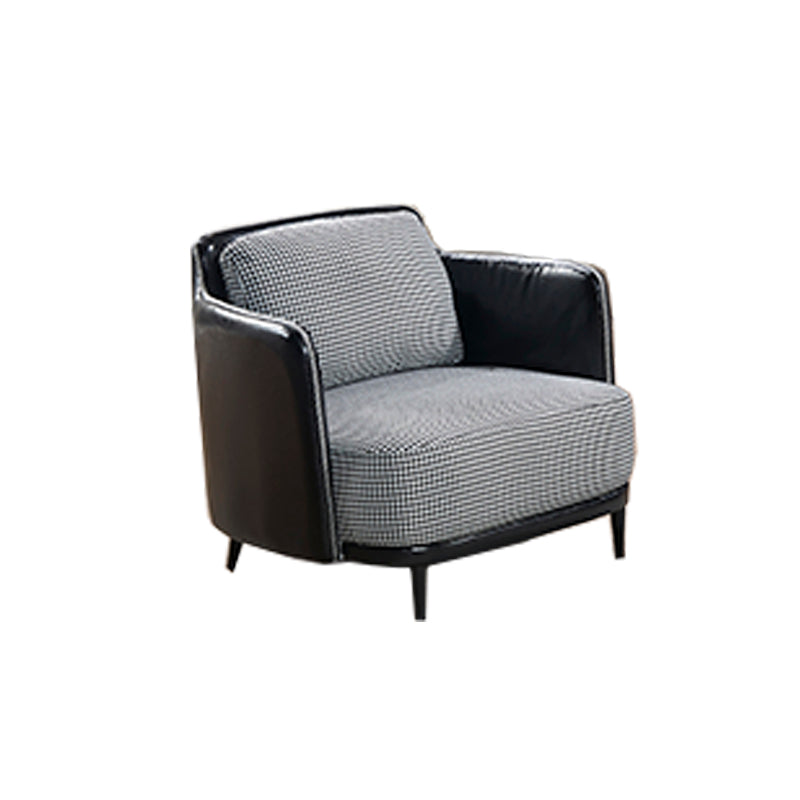 Moderne Baumwoll -Quadrat -Armsofa 29,9 "W mit Oberkissen für Wohnzimmer