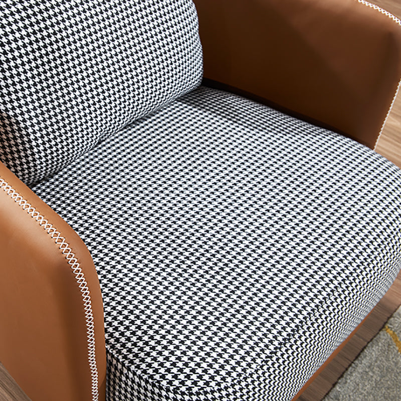 Moderne Baumwoll -Quadrat -Armsofa 29,9 "W mit Oberkissen für Wohnzimmer