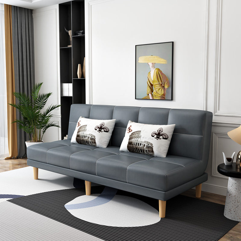 Moderner armloser Sofa 27,55 "W Cabrio Sleeper Sofa für Wohnzimmer