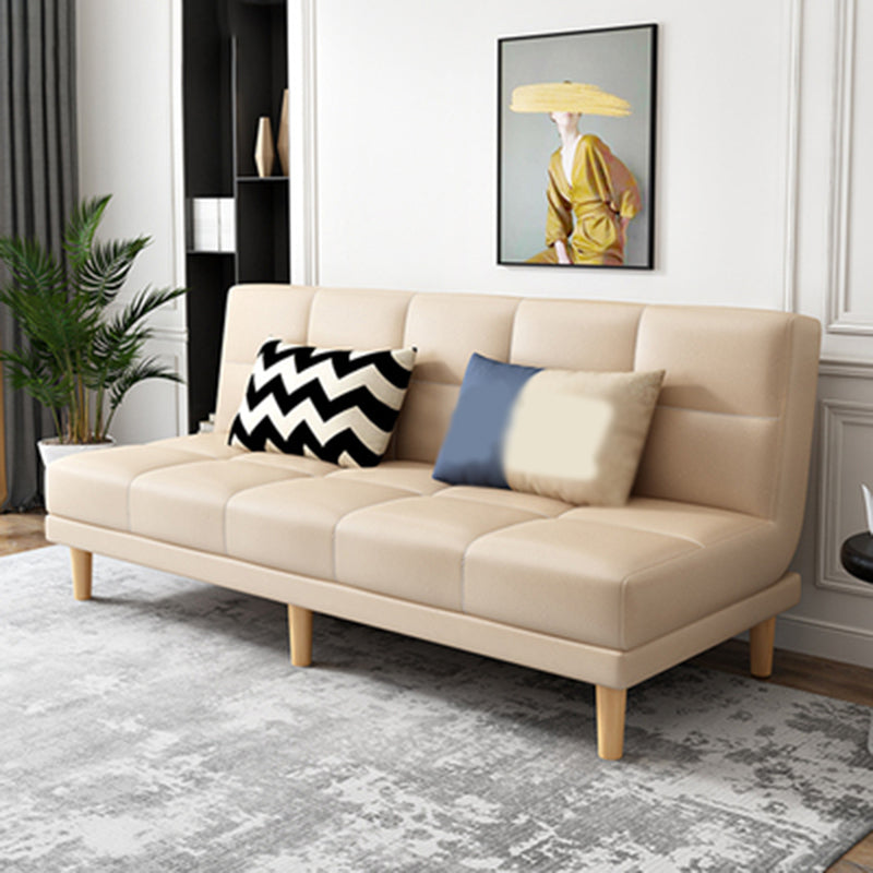 Moderner armloser Sofa 27,55 "W Cabrio Sleeper Sofa für Wohnzimmer