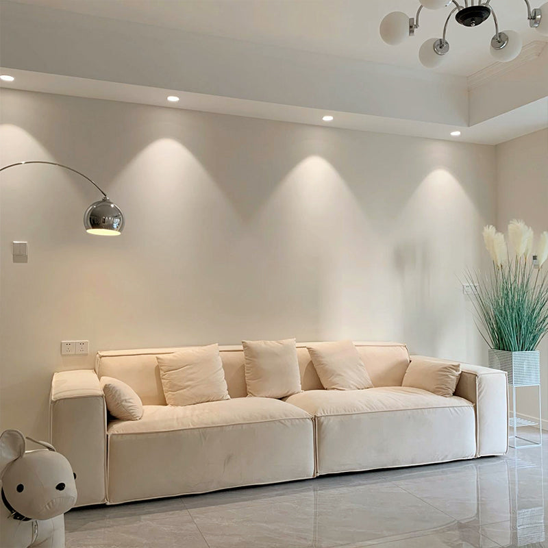 Modern Cushions Sofa 39"W Sofa with Square Arm for Living Room
