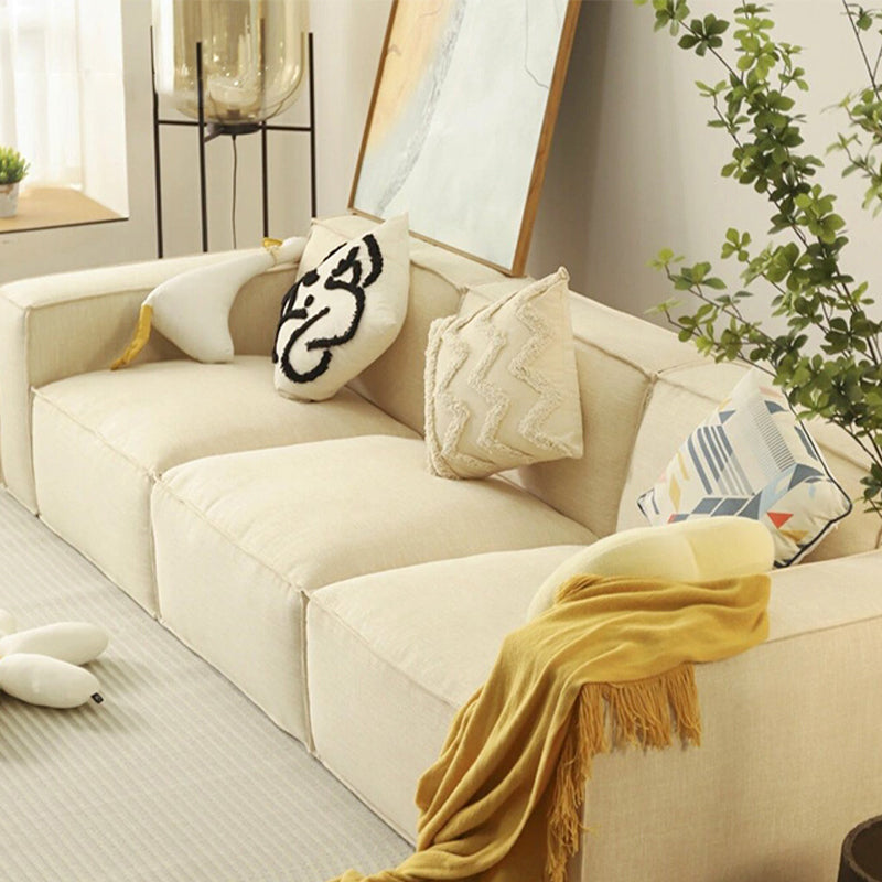 Modern Cushions Sofa 39"W Sofa with Square Arm for Living Room