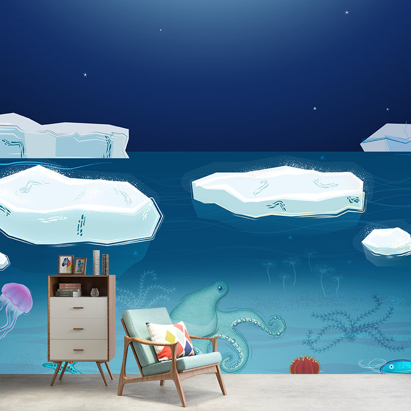 Environmental Wall Mural Wallpaper Sea World Living Room Wall Mural