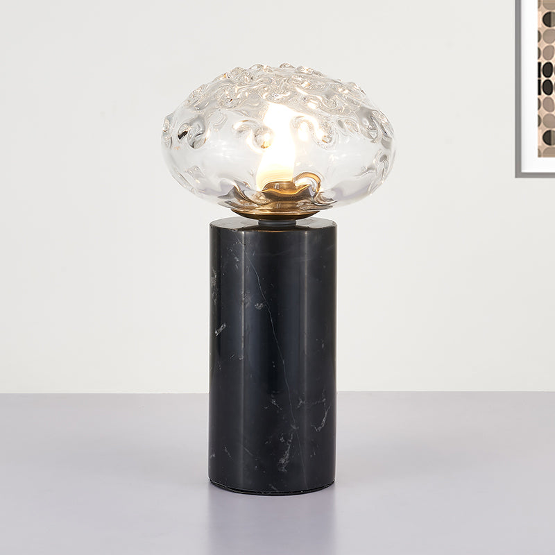 Lampada da tavolo a 1 tavolo contemporanea Black Lettura ovale Luce