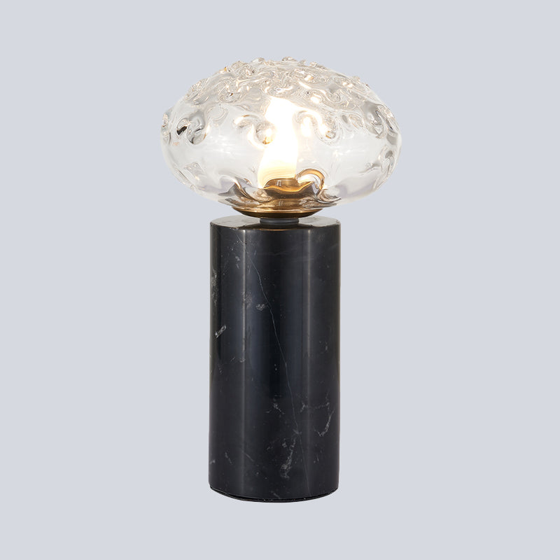 Lampada da tavolo a 1 tavolo contemporanea Black Lettura ovale Luce