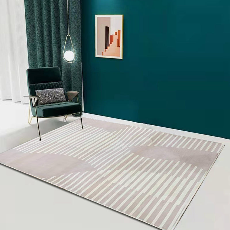 Tapis de tapis moderne beige Tapis de la zone de la zone de la zone de tapis de tapis pour le salon