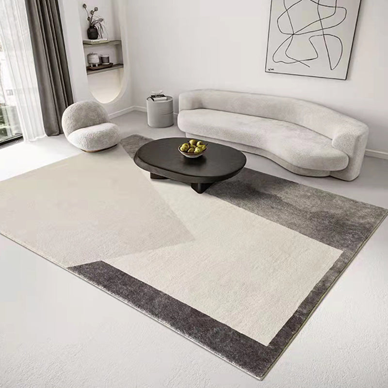Tapis de tapis moderne beige Tapis de la zone de la zone de la zone de tapis de tapis pour le salon
