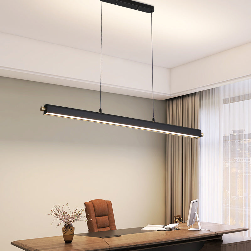 Estilo moderno lineal isla light metal 1 1 de techo colgante de luz