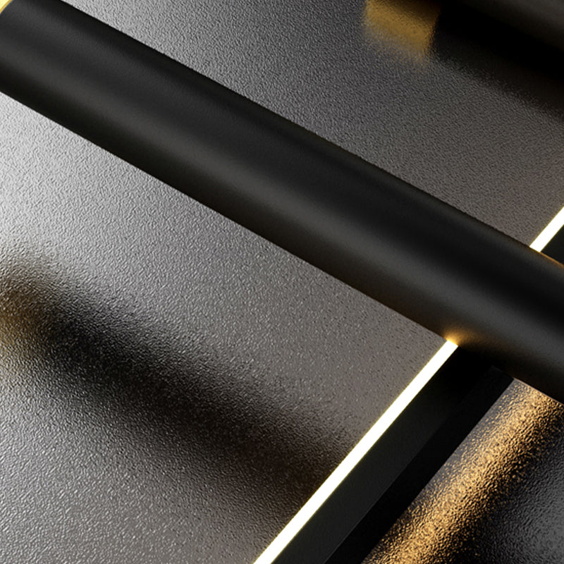 Lámpara de 5 cables de geometría de geometría moderna Lámpara de 5 cabezas de restaurante con sombra de gel de sílice