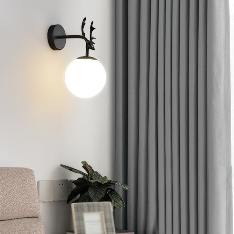 Modern Glass Wall Light Scone Creative Wall Light Fixture for Bedroom