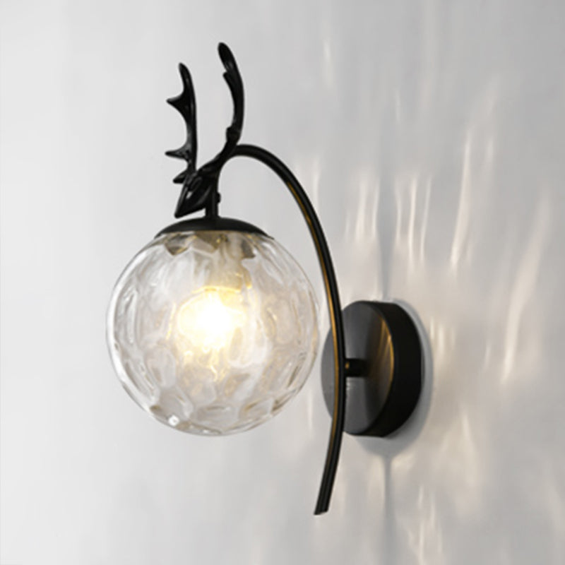 Modern Glass Wall Light Scone Creative Wall Light Fixture for Bedroom