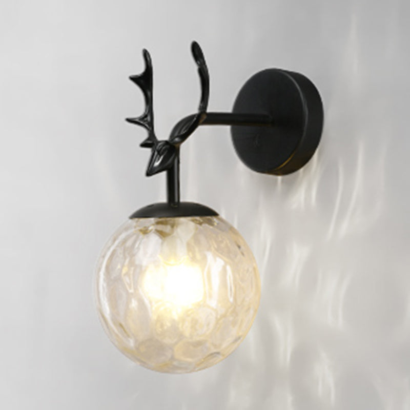 Modern Glass Wall Light Scone Creative Wall Light Fixture for Bedroom