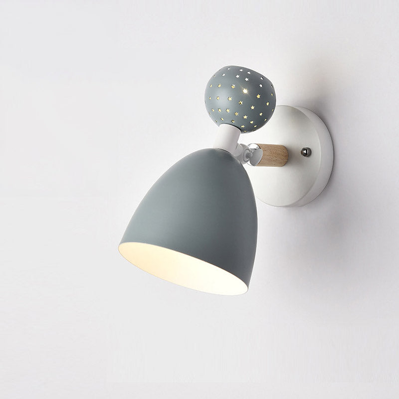 Geometric Shape Metal Wall Light Nordic Macarons 1 Light Wall Mount Light