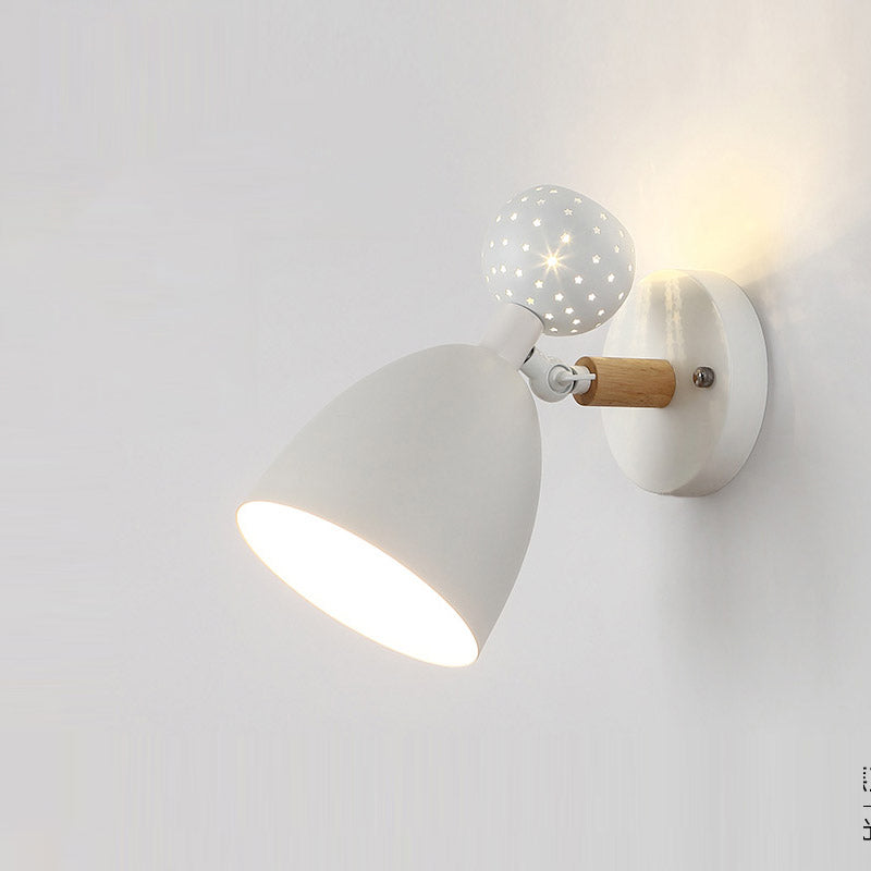 Geometric Shape Metal Wall Light Nordic Macarons 1 Light Wall Mount Light