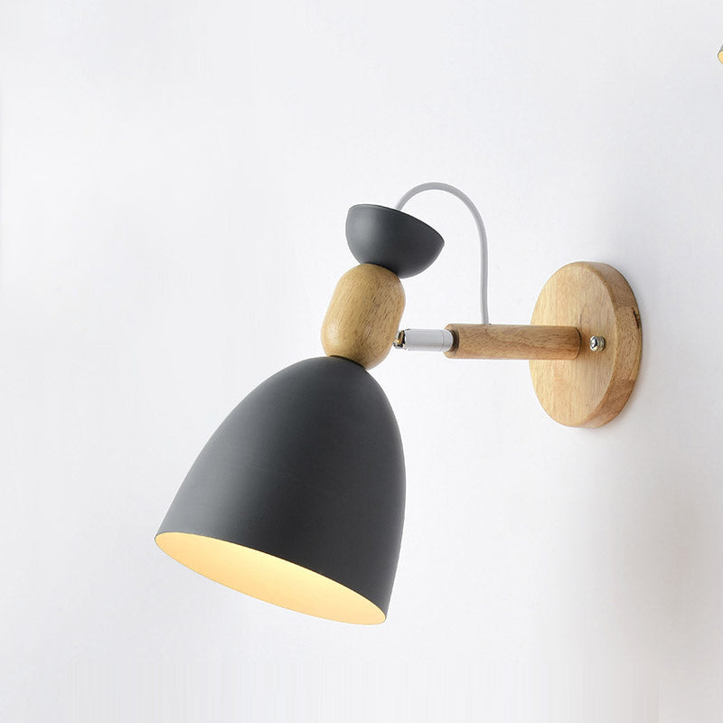 Geometric Shape Metal Wall Light Nordic Macarons 1 Light Wall Mount Light