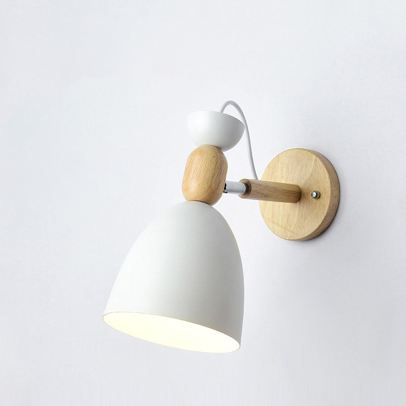 Geometric Shape Metal Wall Light Nordic Macarons 1 Light Wall Mount Light