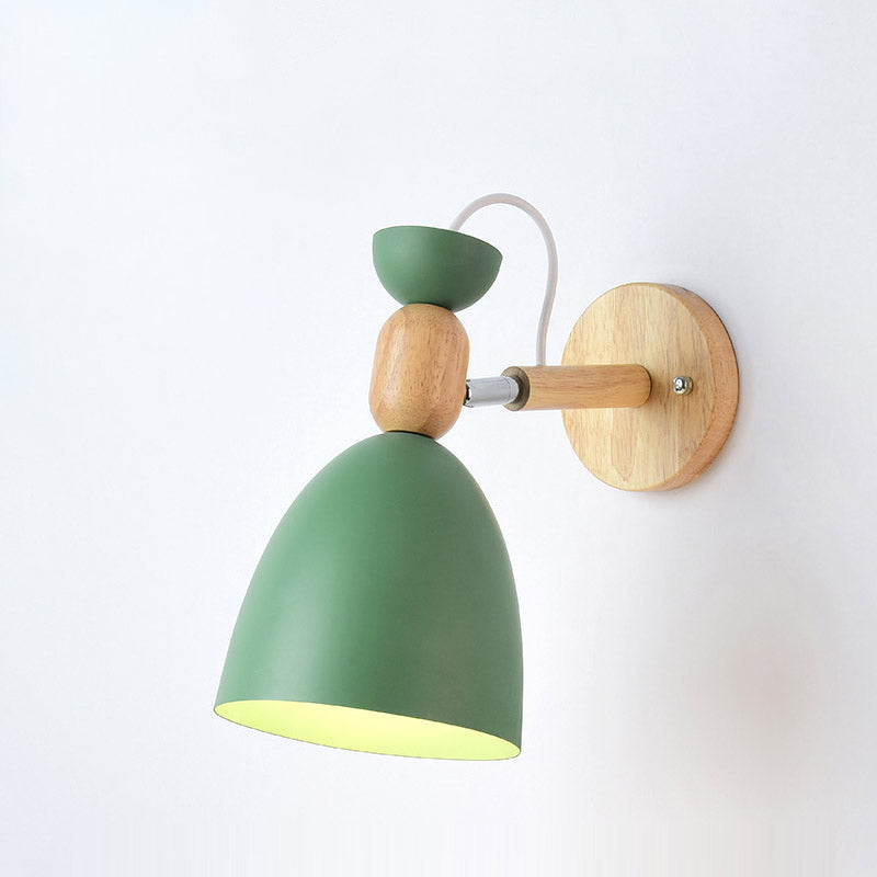 Geometric Shape Metal Wall Light Nordic Macarons 1 Light Wall Mount Light