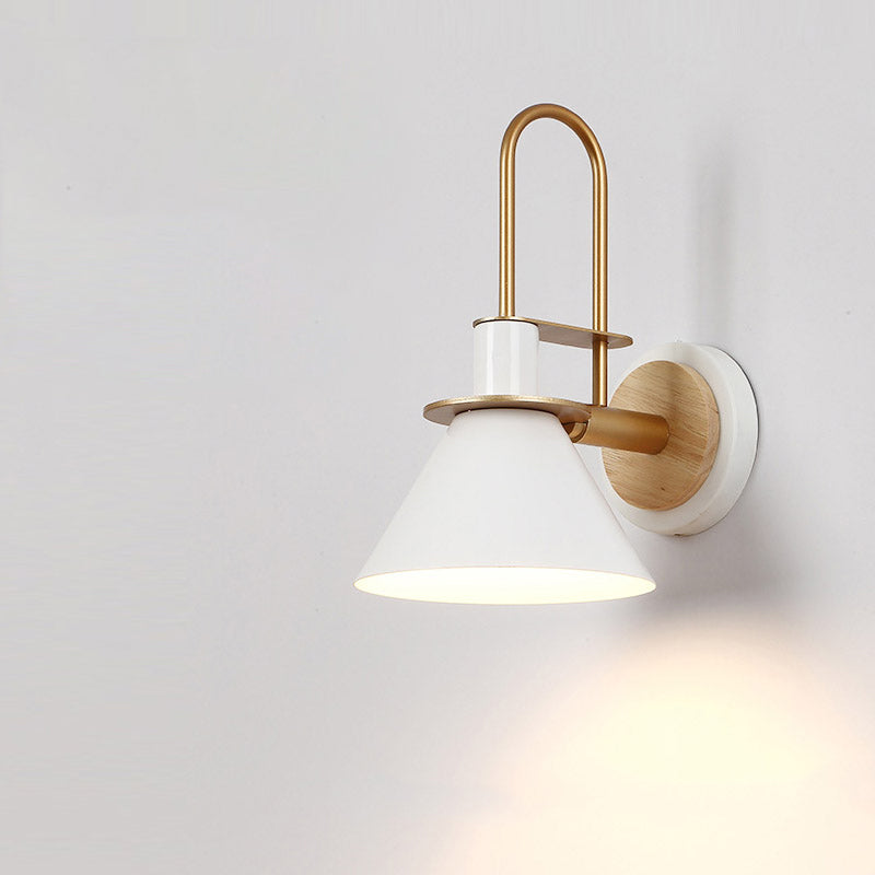 Geometric Shape Metal Wall Light Nordic Macarons 1 Light Wall Mount Light