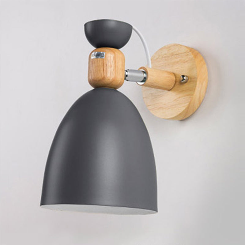 Geometric Shape Metal Wall Light Nordic Macarons 1 Light Wall Mount Light