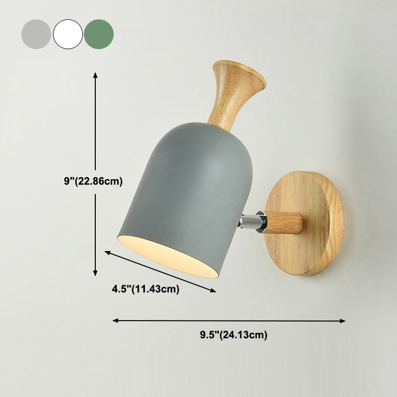 Geometric Shape Metal Wall Light Nordic Macarons 1 Light Wall Mount Light