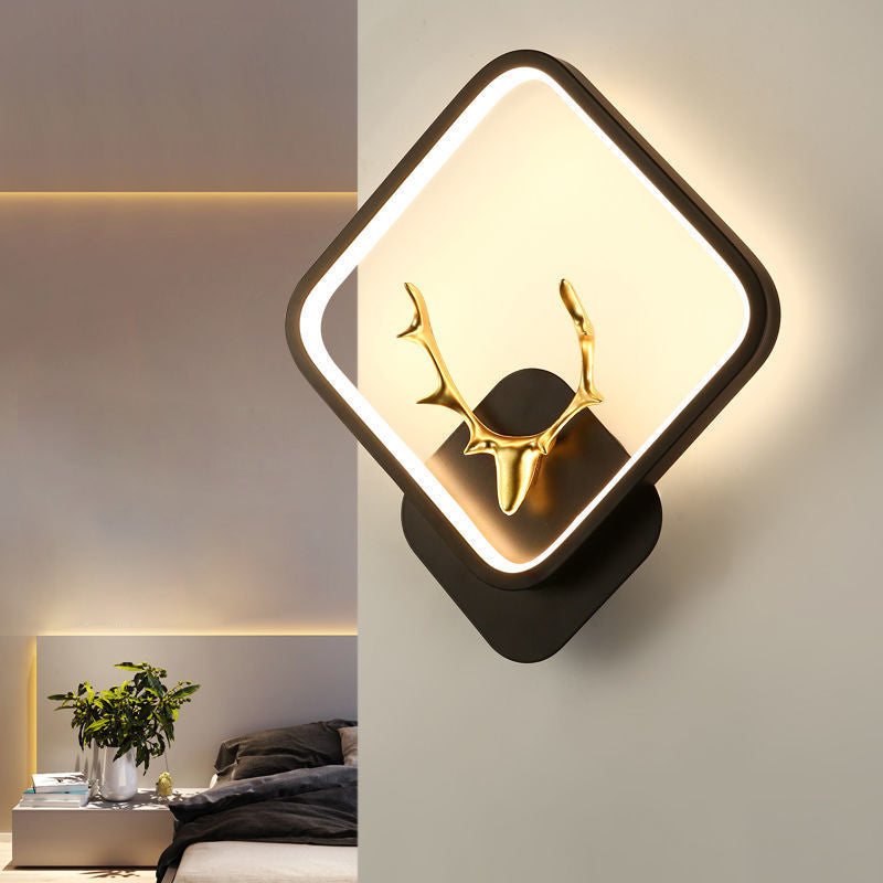 Luci da parete a forma di geometria Luci da monte in metallo per bambini per camera da letto